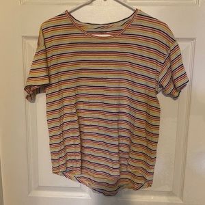Striped madewell tee.     EUC.    Large